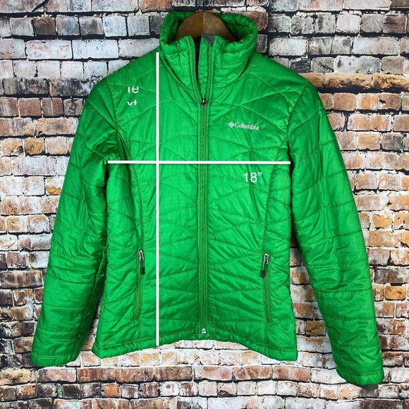 Columbia Green Puffer Jacket - Picture 6 of 6